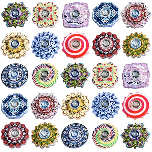 MYREQIA 50 Pack Fidget Spinner Mini ToysParty Favors Supplies Birthday Gifts Easter Basket Goodie Bags Stuffers for Kids AdultsSensory Toys for Boys Girls Stress ReliefTreasure Box Toy Classroom Prizes - Image 1