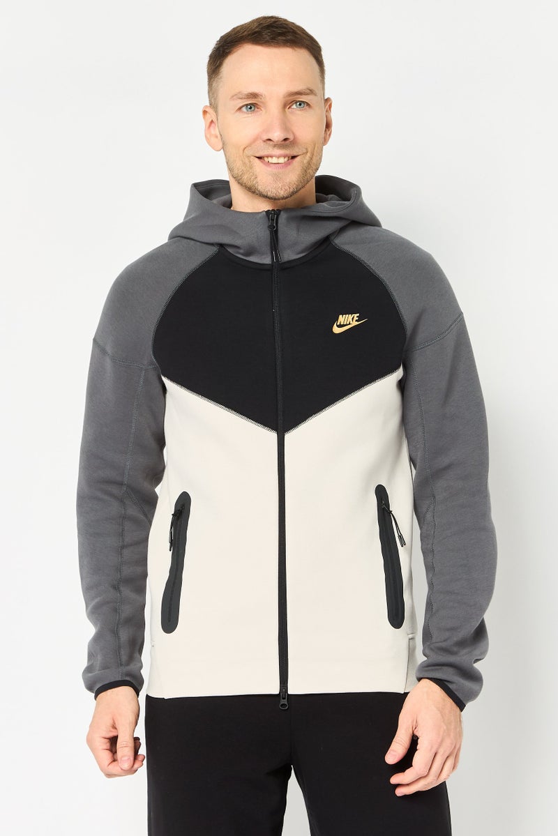 Nike Men Sportswear Fit Long Sleeve Outdoor Full Zip Hoodie, Multicolor - Image 1