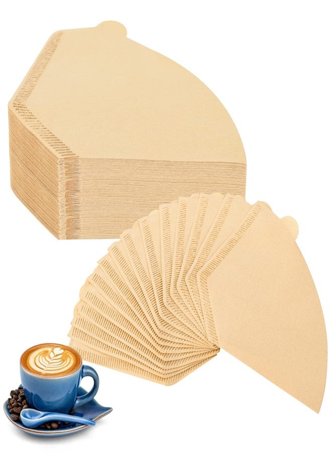 Hogurity Coffee Filters #4,200 Count Disposable Coffee Filters 8-12 Cup,No Blowout,Unbleached Natural Coffee Filters 4 Cone Paper for Pour Over Coffer Makers/Coffee Dripper Cones - Image 1