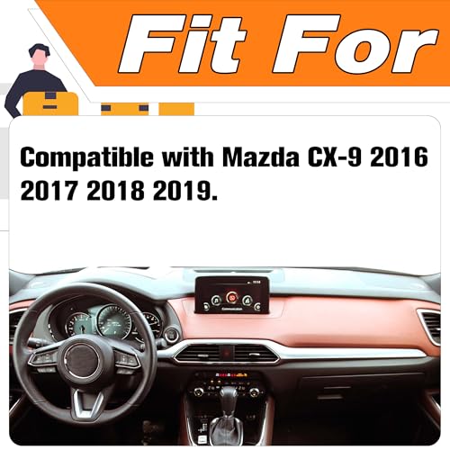 LEVANLIGHT 8" inch Digitizer Navigation Touch Screen Glass Compatible with 2016-2019 Mazda CX9 Replace #TK48-611J0 TK49-611JA TK49-61-1J0A TK49-611J0-B - Image 2