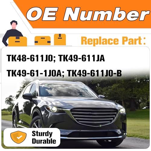LEVANLIGHT 8" inch Digitizer Navigation Touch Screen Glass Compatible with 2016-2019 Mazda CX9 Replace #TK48-611J0 TK49-611JA TK49-61-1J0A TK49-611J0-B - Image 3