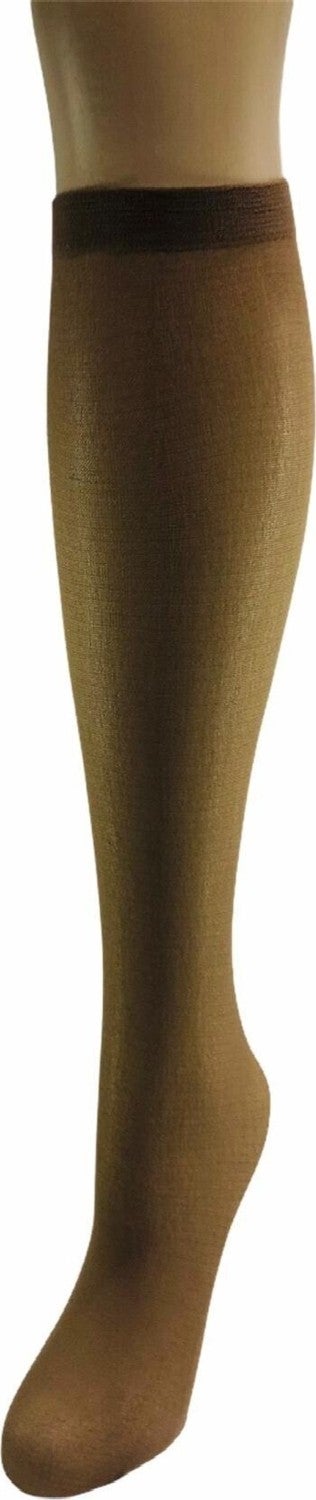 Müjde 24 Pack 40 Denier Comfortable Elastic Medium Thick Knee Socks All Colors  - Image 3