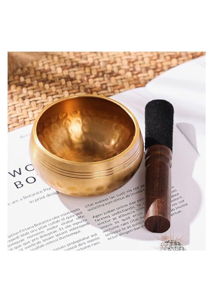 Generic Tibetan Singing Bowls Set, Meditation Sound Bowl hand Hammered in Nepal For Yoga, Meditation, Mindfulness, Healing & Chakra balancing  - Image 4