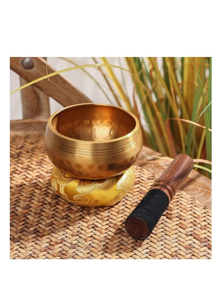 Generic - Tibetan Singing Bowls Set, Meditation Sound Bowl hand Hammered in Nepal For Yoga, Meditation, Mindfulness, Healing & Chakra balancing - Image 1