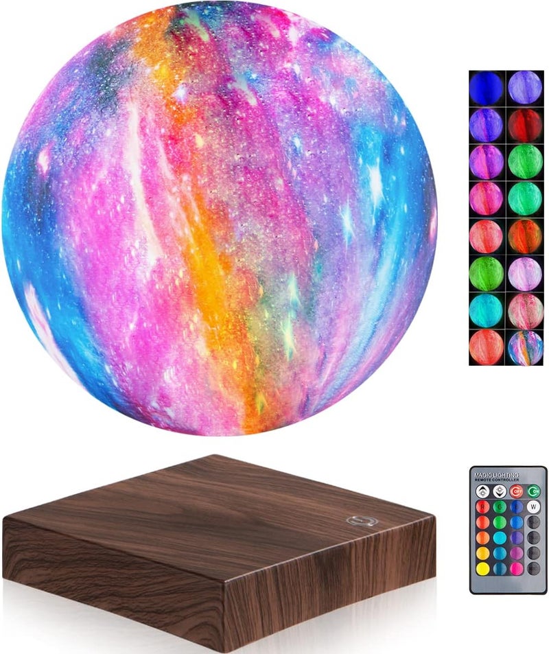 VGAzer Levitating Moon Lamp  Floating Globe Ball Lamp16 Colors Galaxy Moon Lmap - Image 1