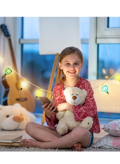 Excefore String Lights, Hot Air Balloon String Lights, Multicolor 20 LED 10 Ft Hanging Garland, Battery Operated Balloon Decorations for Wedding, Birthday, Room, Wall, and Party Hanging Decor  - Image 5