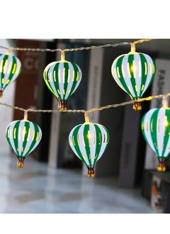 Excefore String Lights, Hot Air Balloon String Lights, Multicolor 20 LED 10 Ft Hanging Garland, Battery Operated Balloon Decorations for Wedding, Birthday, Room, Wall, and Party Hanging Decor  - Image 4