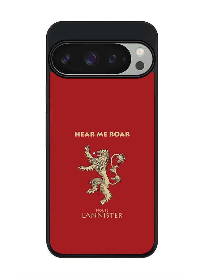 Stylizedd غطاء لجهاز جوجل بيكسل 9 برو، حماية كاميرا رفيعة، غطاء هاتف مضاد للصدمات - GOT House Lannister - Image 1