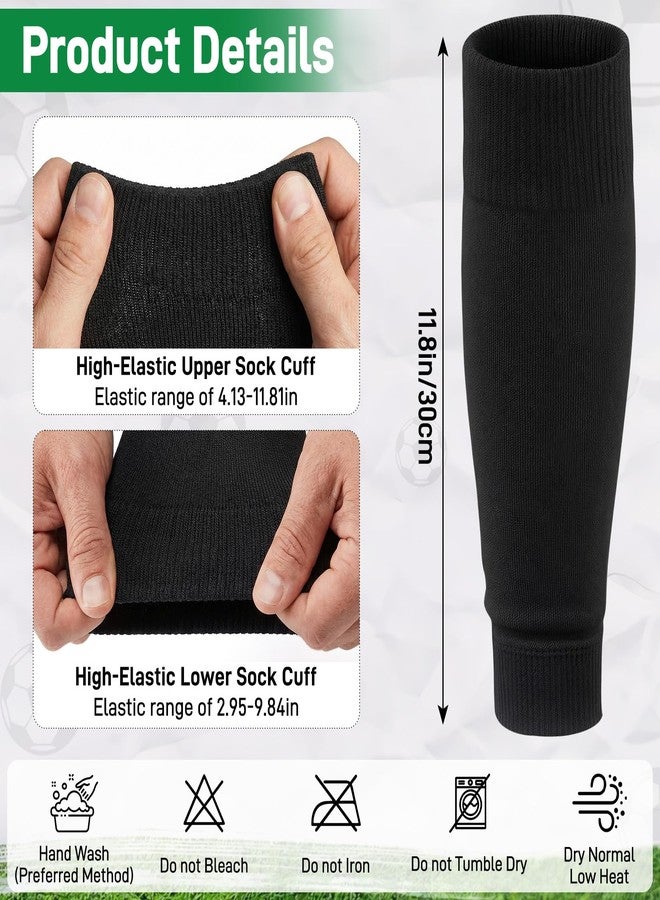 Vidroxin 3 Pairs Pre Cut Soccer Socks, Soccer Leg Sleeves Compatible With Grip Socks for Football Baseball Softball Rugby - Image 5