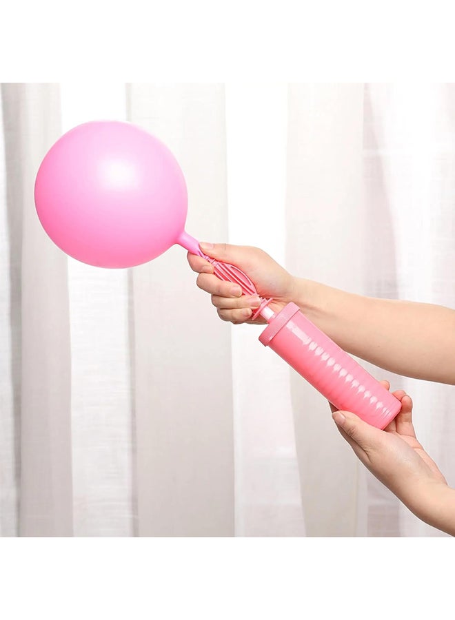 Goldedge 1 x Blue Balloon Pump,Inflator Balloon Pump Hand for Balloon Arch Kit,Confetti Foil,Party Balloons,Double Action Inflator for Fitness,Yoga Ball - Image 2