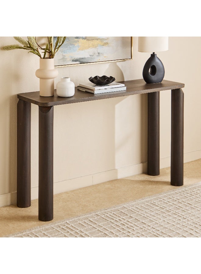 Home Box Pillar Solid Wood Console Table - Image 1