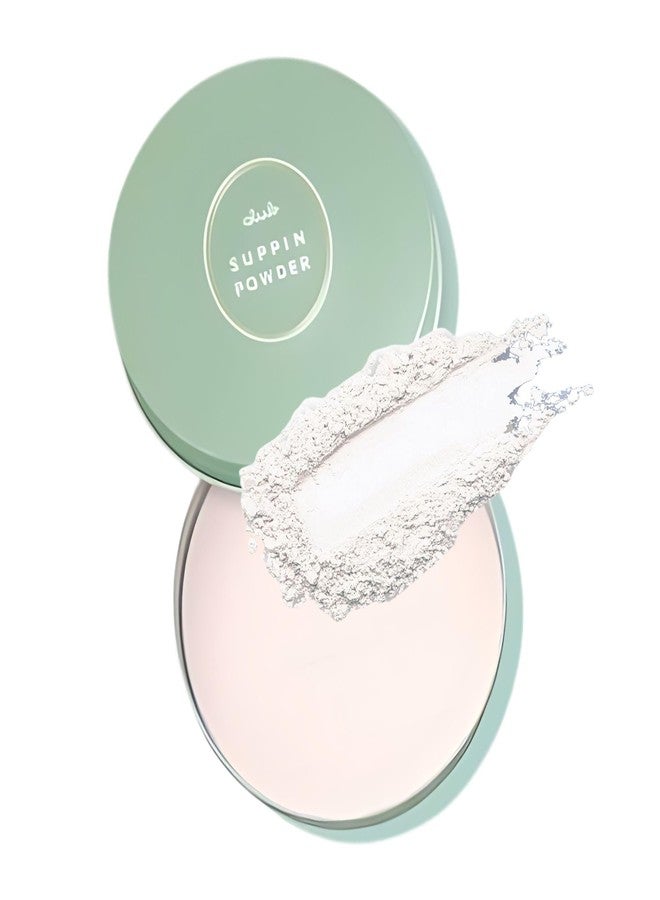 كلوب بودرة تثبيت المكياج من كلوب للحصول على لمسة نهائية طبيعية غير لامعة، بودرة وجه خفيفة الوزن بتركيبة الأحماض الأمينية لتنعيم البشرة، بودرة مضغوطة شفافة، باقة زهور، 0.87 أونصة سائلة (26 غرام) - Image 1