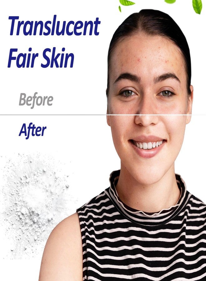 كلوب بودرة تثبيت المكياج من كلوب للحصول على لمسة نهائية طبيعية غير لامعة، بودرة وجه خفيفة الوزن بتركيبة الأحماض الأمينية لتنعيم البشرة، بودرة مضغوطة شفافة، باقة زهور، 0.87 أونصة سائلة (26 غرام) - Image 4