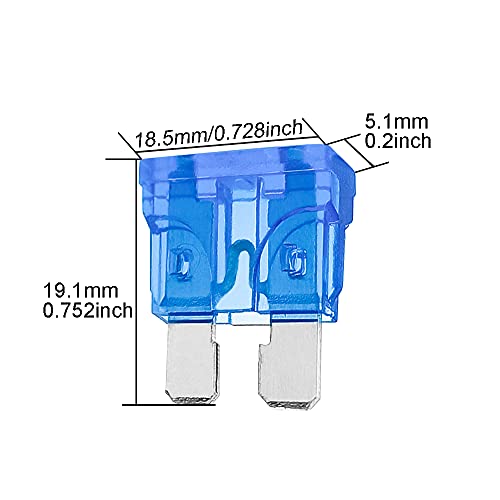 MCIGICM (50 Pcs) MCIGICM 15 Amp ATC Fuse Blade Style 15A Automotive Car Truck - Image 2