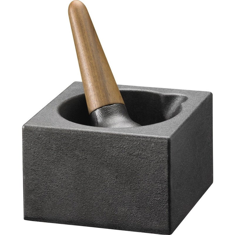 SKEPPSHULT SKEPPSHULT Cast Iron Mortar  Pestle  Cubic 