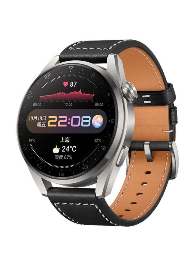 مناسب لـ Huawei Watch3pro Strap Gt2/gt3 Sports Smart 2e حزام بديل للرجال 22 مم لون عالمي: نفس النمط الرسمي أسود - مناسب لجيل Huawei Gt2 (46 مم) - Image 1