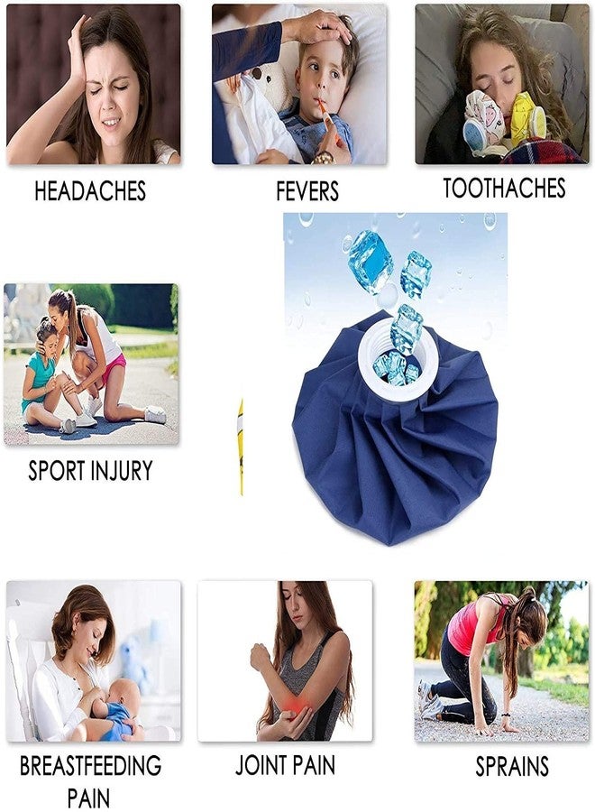 ANTIL'S 2L Hot Water Rubber bag & Cold Water Ice Bag Combo for Pain Relief Therapy Multicolour - Image 5