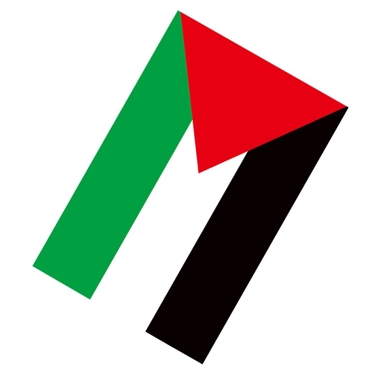 علم فلسطين بغرومتين نحاسيتين، لون واضح، مصنوع من البوليستر، مطرز مزدوج، لا يندمر اللون، علم وطني للزينة الخارجية، 30×45 سم / 11.8×17.7 بوصة - Image 3