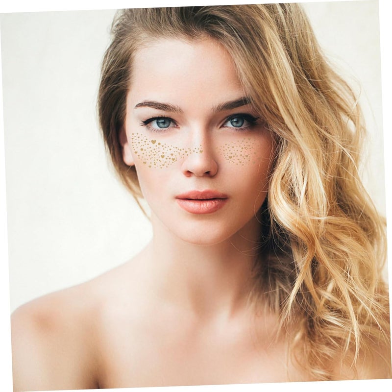 6sheets Instant Freckles Makeup Stickers Freckle Festival Accessories Lightweight Temporary Skin-friendly Face Stickers for Party - Image 4