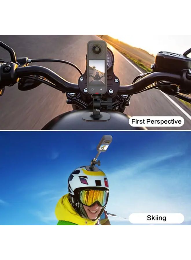 Insta360 X3 X4 Gear Flexible Non Slip Base For Helmet Mount Action Camera - Image 4