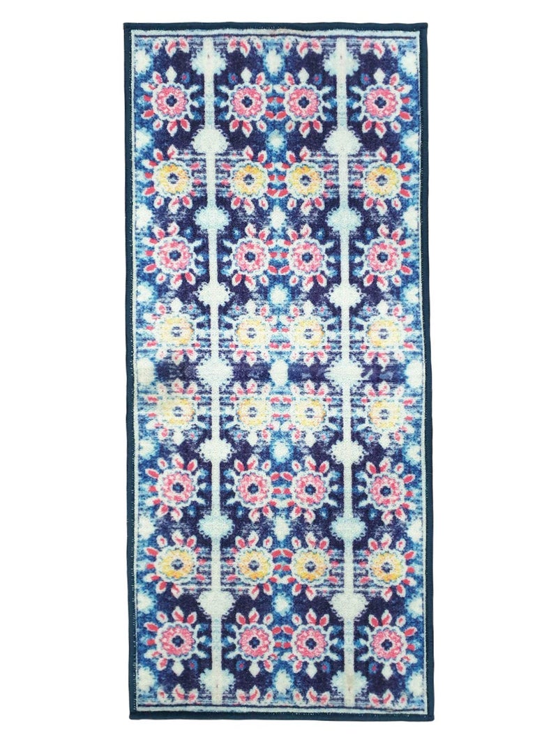 Status Contract Polypropylene Anti Skid Runner for Living Area | Rug for Bedroom |Rug for Dining Kitchen | Rug for Dining Table | Rug for Floor with Anti Slip Backing- 56X140 CM, Multi - Image 5