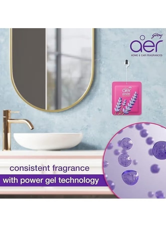 Godrej Aer Godrej Power Pocket Air Freshener Lavender bloom 10g - Image 2