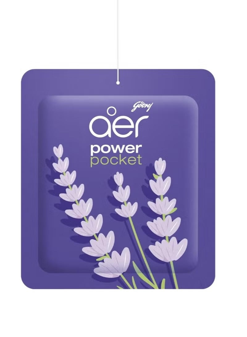 Godrej Aer Godrej Power Pocket Air Freshener Lavender bloom 10g - Image 3