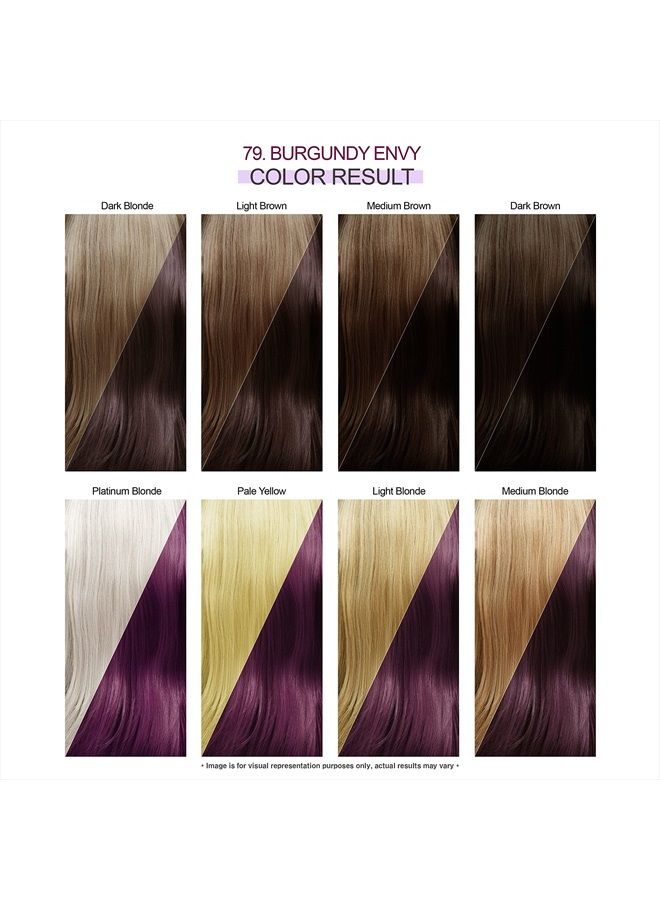 Adore Semi Permanent Hair Color - Vegan and Cruelty-Free Hair Dye - 4 Fl Oz - 079 Burgundy Envy (Pack of 1) - Image 3