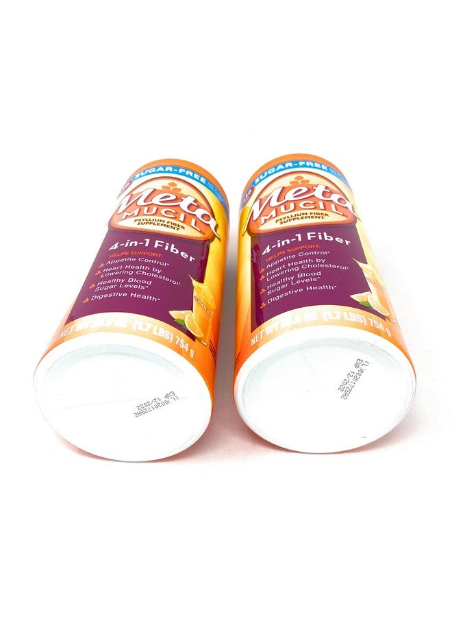 Metamucil Metamucil Sugar Free Fiber Supplement, Orange Smooth 260 Servings - Image 5