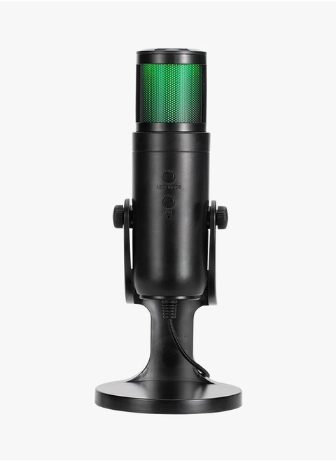 USB Condenser Microphone Gaming Mic for PC, PS5, PS4, Plug and Play Anti-Vibration Shock Mount Noise Reduction for Streaming Podcasting Recording Home Studio.