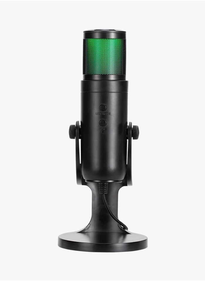 USB Condenser Microphone Gaming Mic for PC, PS5, PS4, Plug and Play Anti-Vibration Shock Mount Noise Reduction for Streaming Podcasting Recording Home Studio.