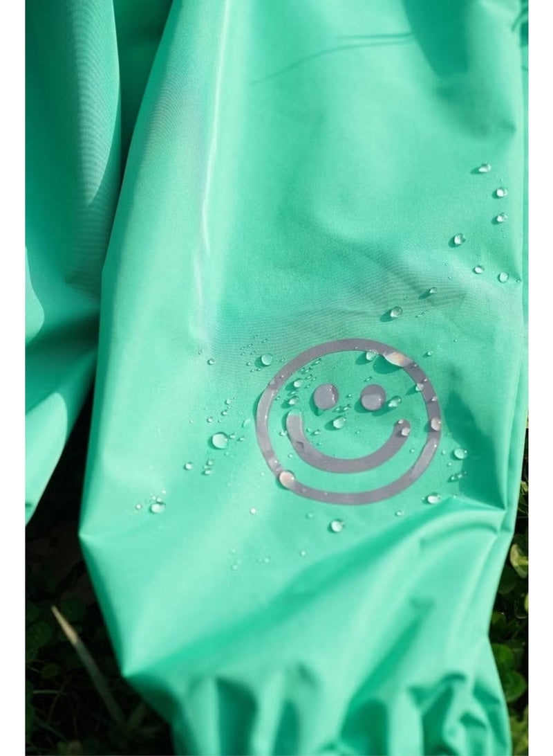 Belkızın Atölyesi Green Waterproof Overalls with Suspenders - Image 3