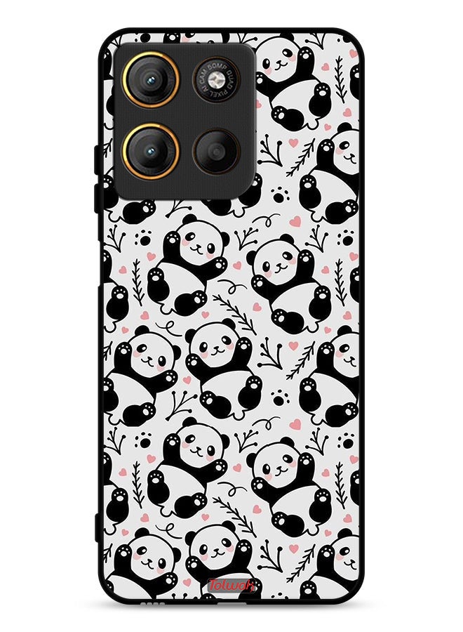 Tolwak Motorola Moto G15 Protective Case Cover Pattern Of Panda