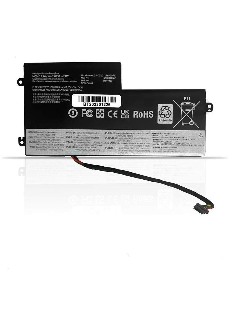 Terabyte L16M3P71 45N1112 45N1111 01AV459 45N1109 45N1110 45N1773 Laptop Battery Replacement for Lenovo ThinkPad A275 T440 T440S T450 T450S T460 X240 X24240S X250 X260 X270 Series (11.46V 24Wh) - Image 1