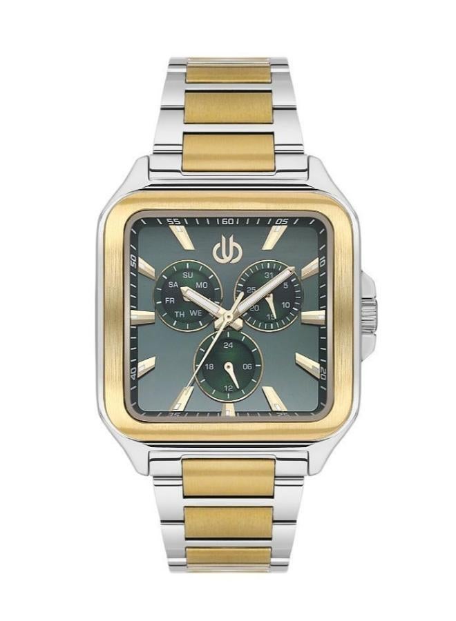 Bigotti - Raffinato Men Watch | Stainless SteelBrass Case | Analog | Square Dial | Mineral Glass | Japanese Quartz | Water Resistant 50 Meters - Image 1