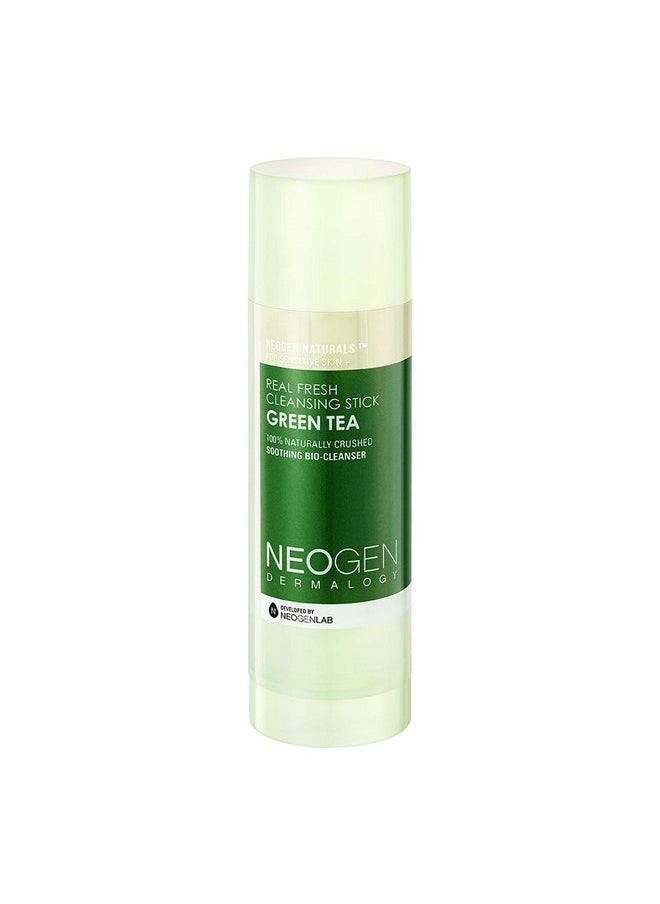 DERMALOGY by NEOGENLAB Makeup Remover Cleansing Stick With Green Tea Extract And Leaves Hydrating Travel Size Essential (Real Fresh Cleansing Stick Green Tea)  - Image 1
