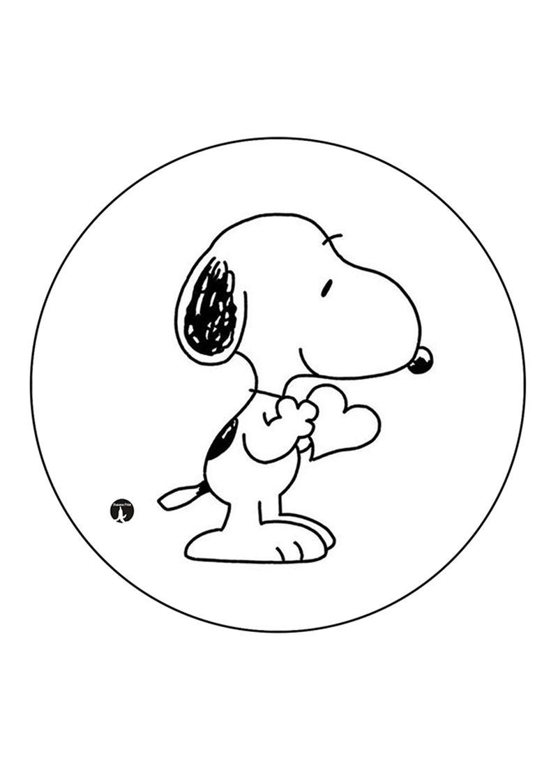 RKN Snoopy Printed Mouse Pad  Multicolour