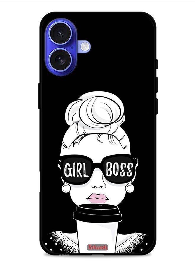 Tolwak Apple iPhone 16 Protective Case Cover Girl Boss - Image 1
