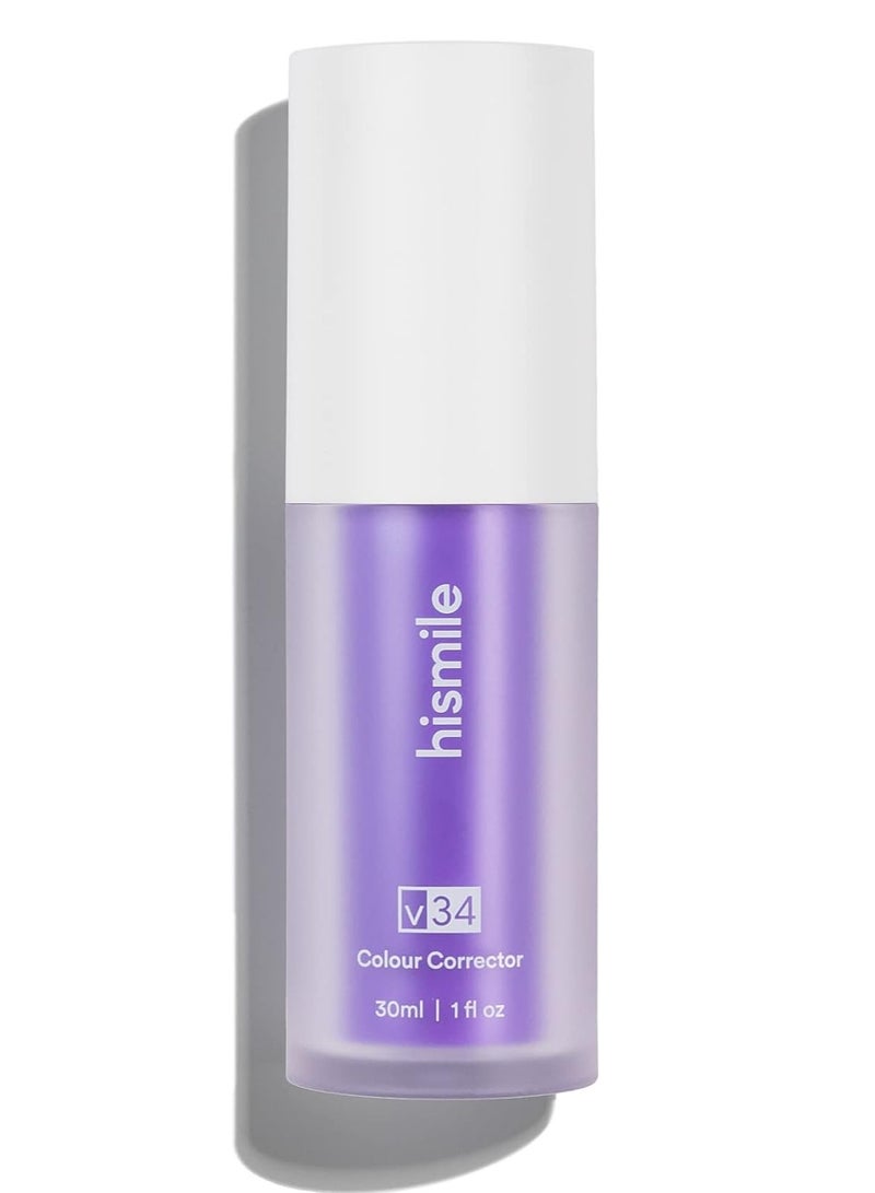 HiSmile Hismile V34 Teeth Color Corrector Paste Enhancer Whitening Booster Teeth Stain Removal 30ml - Image 2