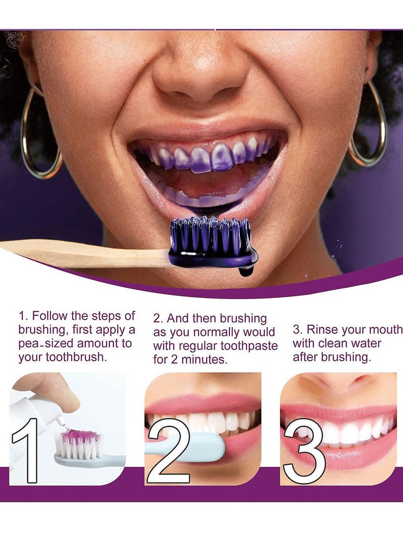 HiSmile Hismile V34 Teeth Color Corrector Paste Enhancer Whitening Booster Teeth Stain Removal 30ml - Image 5