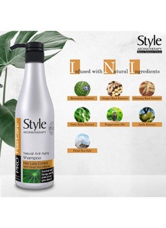 style aromatherapy Professional Shampoo | For Hair Thinning, Hair Loss Control -750 Ml White  - Image 3