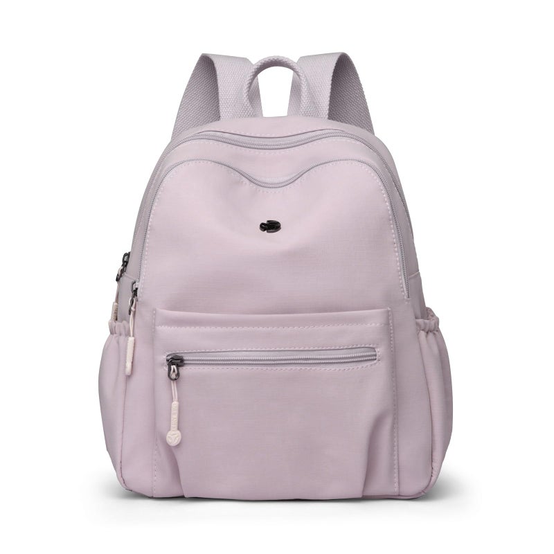 Tanweibago Mini Nylon Women Backpacks,11L Small Ladies backpacks Casual Lightweight Women Shopping Travel Daypack (Z-Lavender) - Image 1