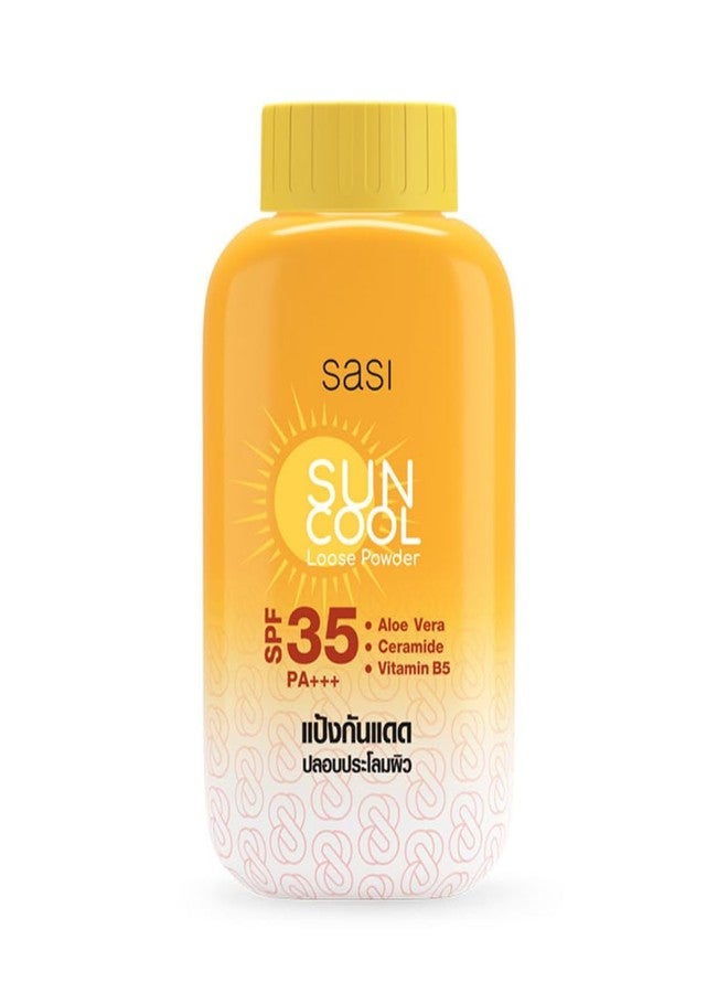 VIRAVIN HOUSEWARE Sasi Sun Cool Loose Powder: Best Cooling SPF 35 Powder for Sun Protection and Skin Soothing - Image 1