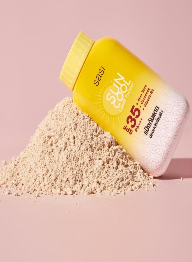 VIRAVIN HOUSEWARE Sasi Sun Cool Loose Powder: Best Cooling SPF 35 Powder for Sun Protection and Skin Soothing - Image 2