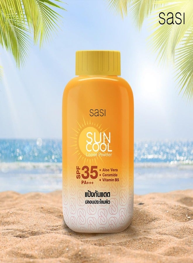 VIRAVIN HOUSEWARE Sasi Sun Cool Loose Powder: Best Cooling SPF 35 Powder for Sun Protection and Skin Soothing - Image 4