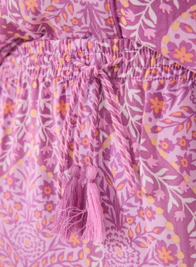 women'secret Viscose boho print classic pyjamas