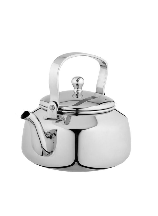 Lunar Stainless Steel Tea Kettle 2 Liter Silver
