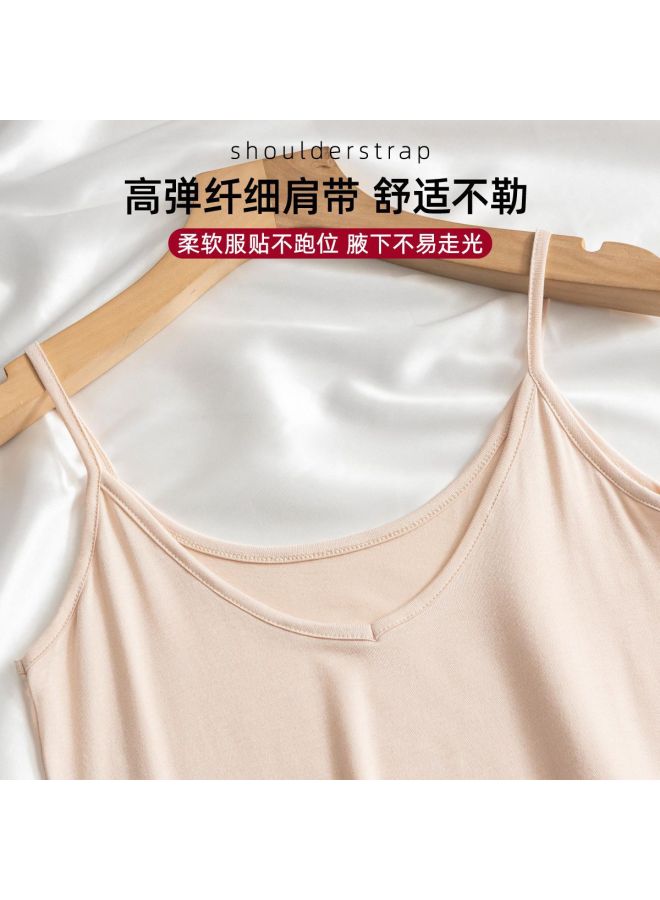 Your Sun Women'S Sleeveless Tank Top For Suit, Short Fitted Slimming Undershirt, Thin Summer Wear - Image 3