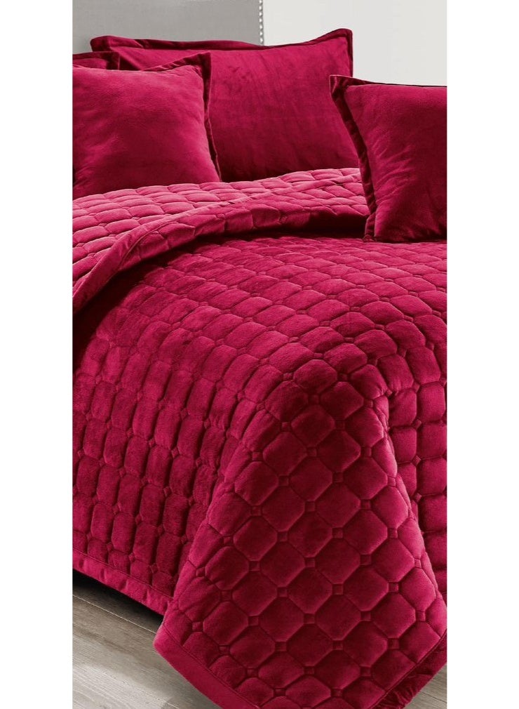 ريد روز مفرش سرير نفرين مضغوط من المخمل الناعم ليمنحك الدفئ والراحة مقاس230*250سم - Image 3