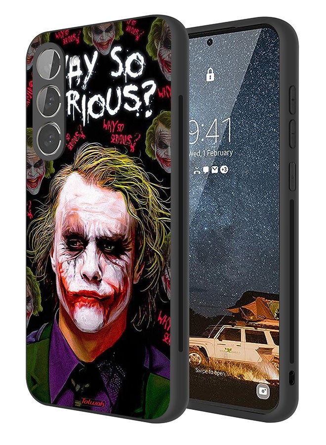 Tolwak Samsung Galaxy S23 Plus 5G Protective Case Cover Why So Serious - Image 1